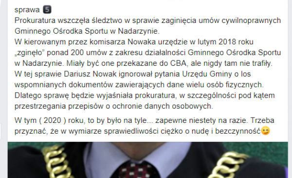 CBA twierdzi, że dokumenty zostały zwrócone za potwierdzeniem