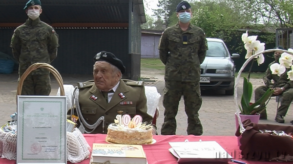 Pan major Henryk Filipski, awansowany na stopnień podpułkownika