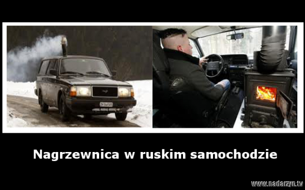 Nagrzewnica w ruskim samochodzie