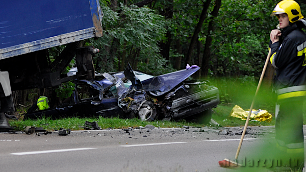 Groźny wypadek na ulicy Błońskiej