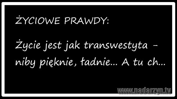 ŻYCIOWE PRAWDY: