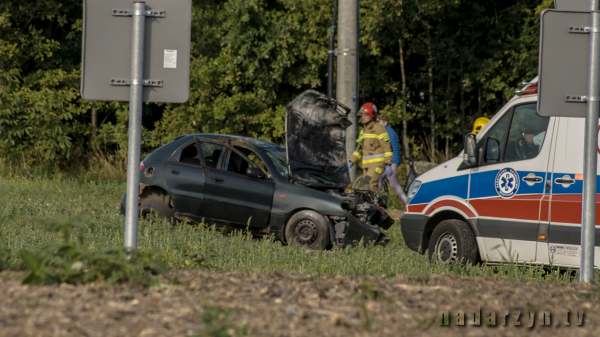 Zablokowana ulica Grodziska w Starej Wsi. Wypadek!