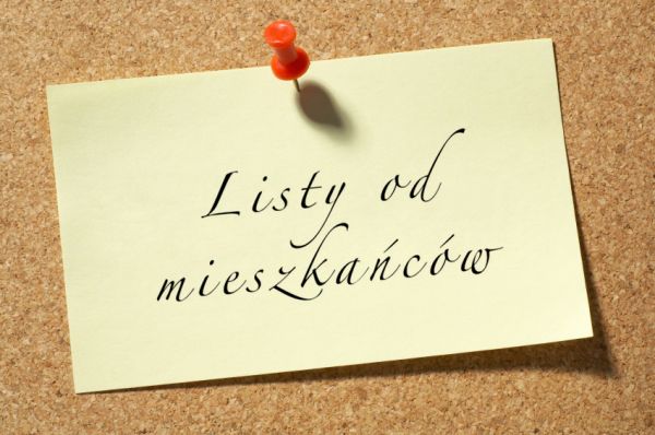 List do mieszkańców