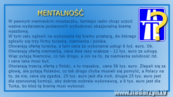 Polska Mentalność ???