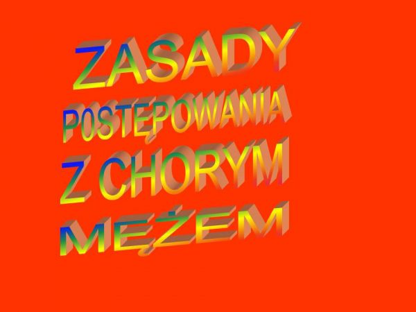 Zasady postępowania z chorym mężem - 18+!!!!!!!