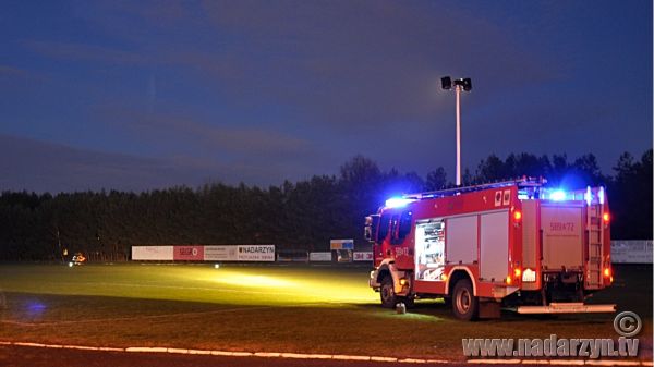 Śmigłowiec LPRu lądował na stadionie