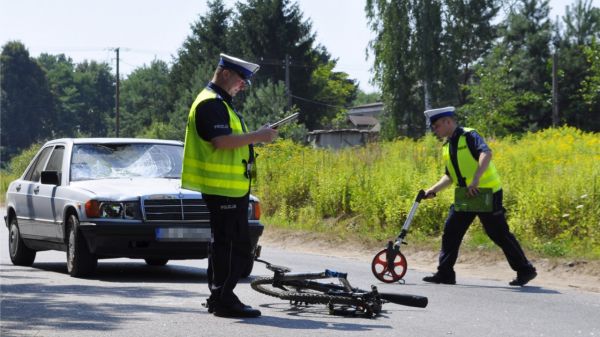 Potrącony  piętnastolatek