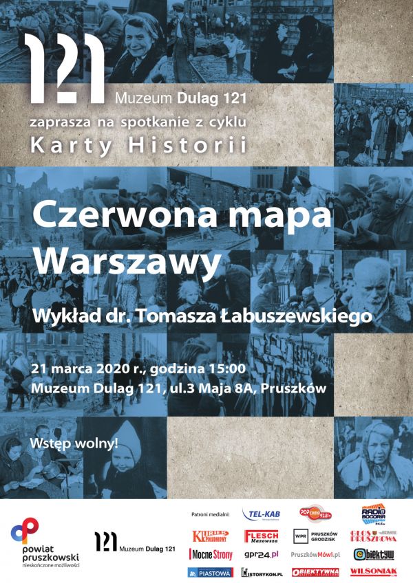 Czerwona mapa Warszawy