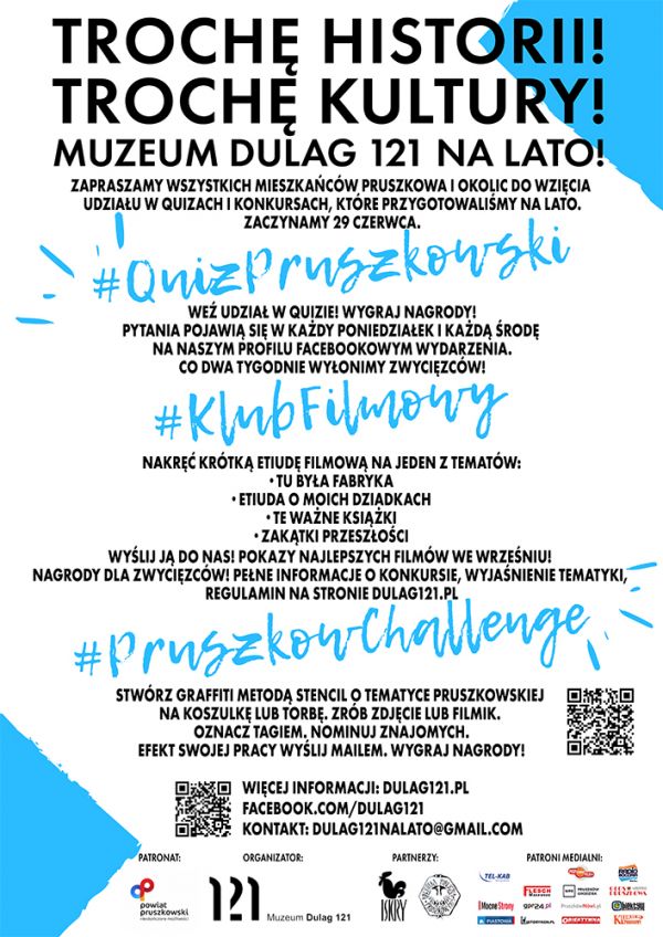 Trochę historii! Trochę kultury! – Muzeum Dulag 121 na lato!